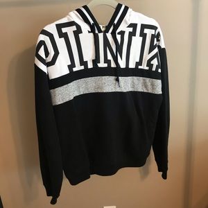 Black and White Hoodie by Pink